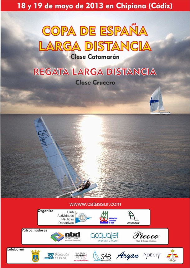 Cartel Copa de España Larga Distancia Catamarán