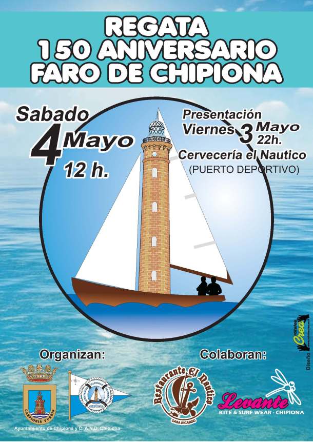 Cartel regata 150 faro de chipiona