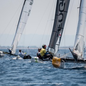 Los australianos toman el liderazgo a los griegos en la recta final del Campeonato del Mundo de&nbsp;F18