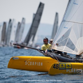 Iván Colomer y José Luis Marmolejo, CNPSherry, subcampeones en el grupo plata en el mundial de Catamarán&nbsp;F18
