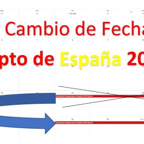 Aviso a Navegantes, nuevas fechas para el Campeonato de España&nbsp;2022